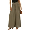 thumbnail image 1 of Women Oversized Pants Solid Color Ladies Casual Pants Boho Style Vacation Outfit, 1 of 6