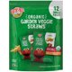 thumbnail image 1 of Organic Kids Snacks, Sesame Street Toddler Snacks, Organic Garden Veggie Straws for Toddlers 2 Years and Older, Original, Multipack, .5 oz Bags, 12 Count, 1 of 5