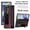 Rose, variant on GJL Retro Faux Leather Rigid PC Case for Samsung Galaxy Z Fold8 Ultra, Shockproof Protective Cover with Kickstand, Stylus Pen and Slot, Built-in Screen Protector, Brown