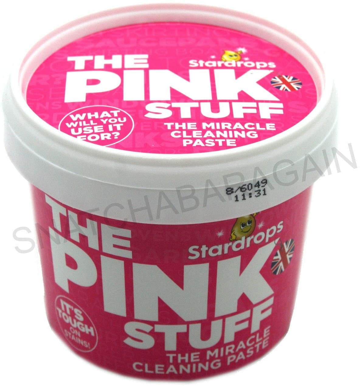  Bezrat The Pink Stuff - Pasta limpiadora multiusos The Miracle  Paste, 17.64 oz, incluye un paño de limpieza adicional : Salud y Hogar