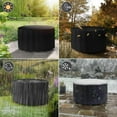 thumbnail image 7 of SHELTUSE 84'' DIA x 28'' H Heavy Duty Patio Furniture Covers Round Garden Table Cover with Storage Bag Oxford Cloth Waterproof Table Covers Thick Outdoor Tables Black, 7 of 7
