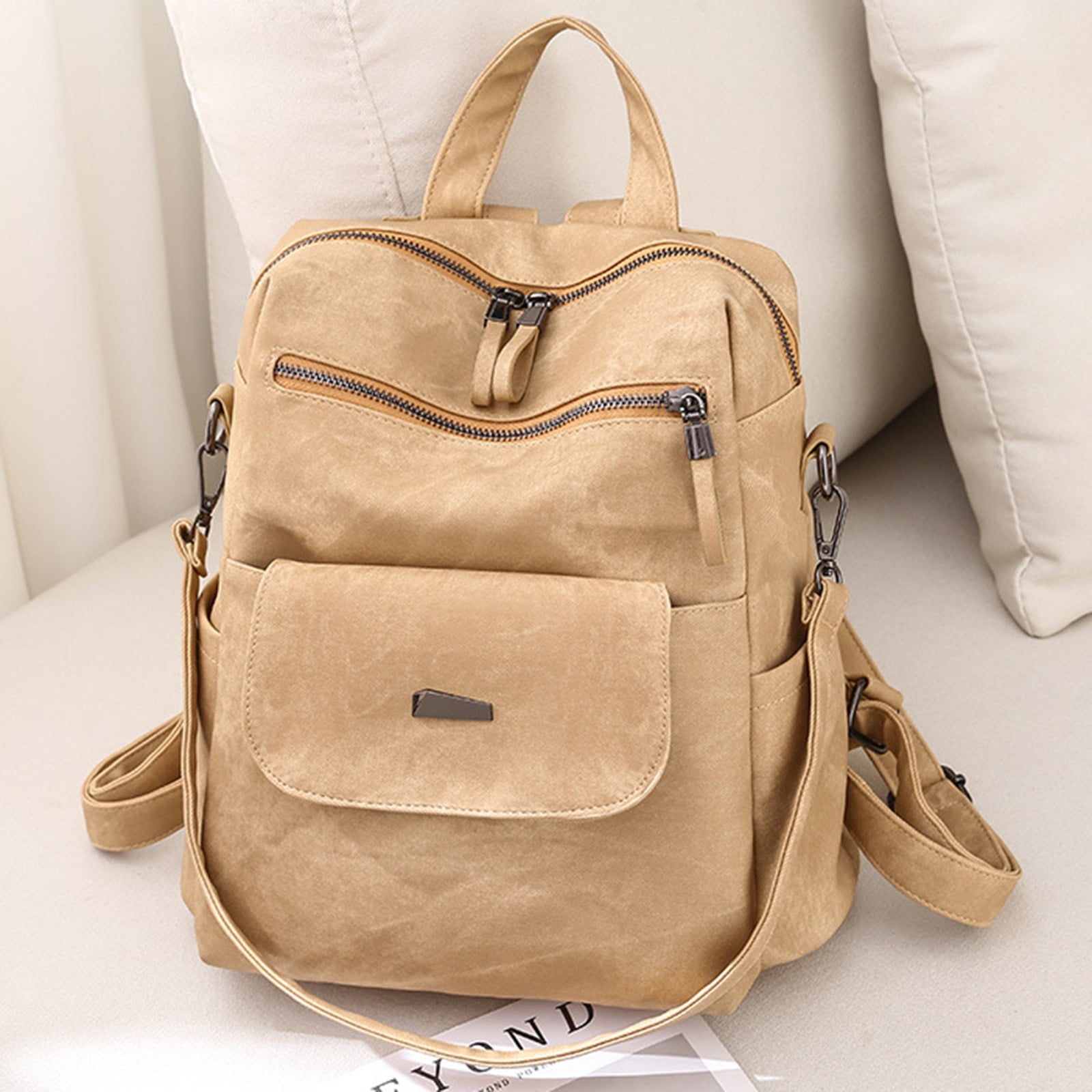 4041 Backpack Purse , PU Leather Anti Theft Travel Purse Shoulder Bags Soft Faux Leather Ladies main image 2
