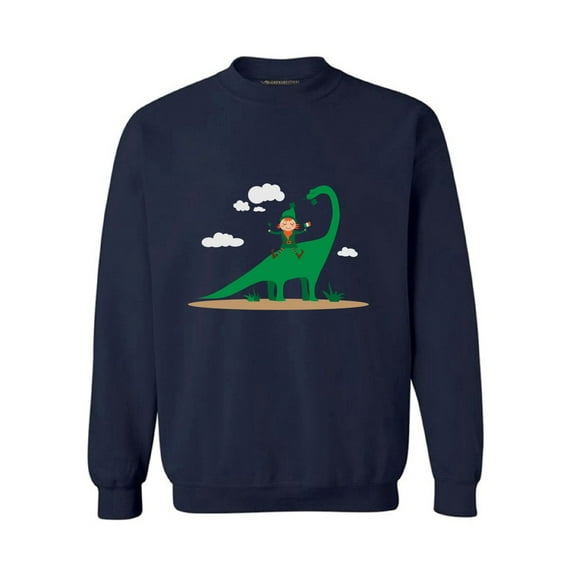 Awkward Styles Leprechaun and Dinosaur Sweatshirt St. Patrick's Day Sweater Irish Gifts Irish Sweatshirt Dinosaur Sweater Saint Patrick Sweatshirt St. Patrick's Day Outfit Gifts from Ireland