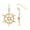 Crystal Clear, variant on 1928 Jewelry Nautical Helm Earrings