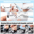 thumbnail image 3 of Djiypn Keyboard Cleaner Kit, Electronics Cleaning Kit with Retractable Brush, Portable 20-IN-1 Multi-Tools Kit for Phones, Tablet, Computer, PC, TV with 10ml Mist Spray (Blue), 3 of 9
