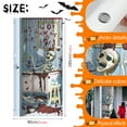 Ampioon Deals Halloween Decorative Door Stickers Skeleton Mummy Fabric