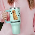 thumbnail image 6 of Golden Retriever Gift for Dog Owner,40oz Golden Retriever Tumbler with Handle Insulated Reusable Stainless Steel Travel Water Bottle (Color 3), 6 of 6