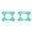 Light blue, variant on Weloille 1Pair Professional ABS Alloy Pair Pedals Flat Bracket Converte for Speedplay Pedals Adapter Cycling Road Bike