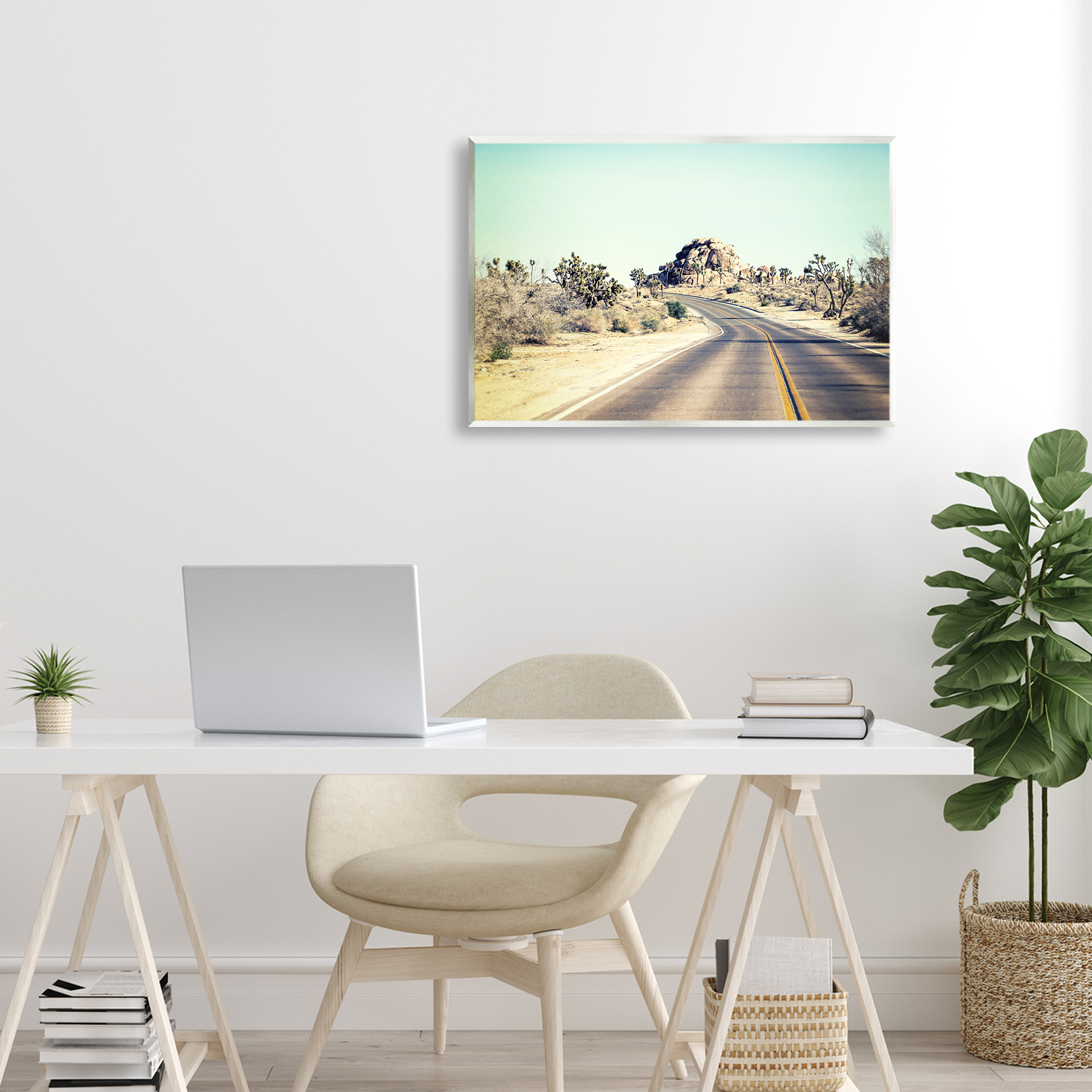Road Trip Joshua Tree Park Wall Plaque Art, design by Joseph S Giacalone