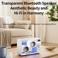 thumbnail image 5 of Altavoz Bluetooth Portátil Transparente, Inalámbrico, Sonido Hi-Fi, Caja de Música, Barra de Sonido con Luz Ambiental Colorida., 5 of 5