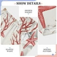thumbnail image 6 of FORMRS Boys Pajama Pants with Pockets Size 13-14Y Kids Lounge Sleep Bottoms, White Starfish, 6 of 8