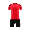 thumbnail image 2 of ZACPNCV Soccer Jerseys for Kids Boys Girls Youth for Sport Football Training Uniform Soccer Fans Shirt Gift Kit Set Red 9-11 Years, 2 of 5