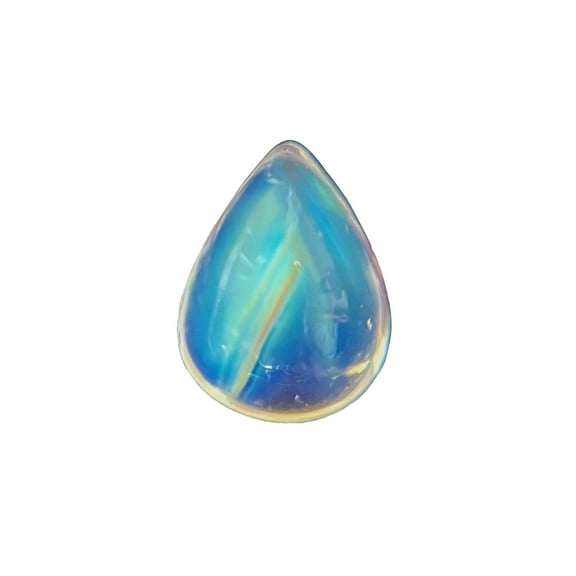 Certified Natural 1.25 Carat Moonstone Pear Shape Cabochon 8x6 mm Loose Gemstone June Birthstone