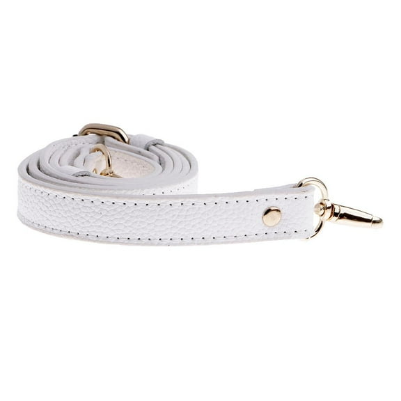120cm Real Leather Bag Strap Purse Handbags, Bag Repair Making Accessories - White, 120cm