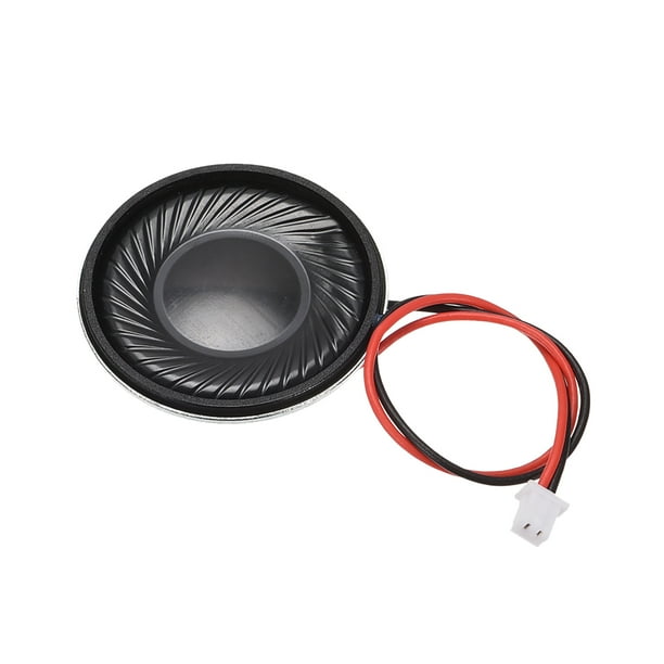 Altavoz Magnético DIY de 1W 8 Ohm de Forma Redonda de 28mm con línea de terminal PH2.0/1.25mm-2P