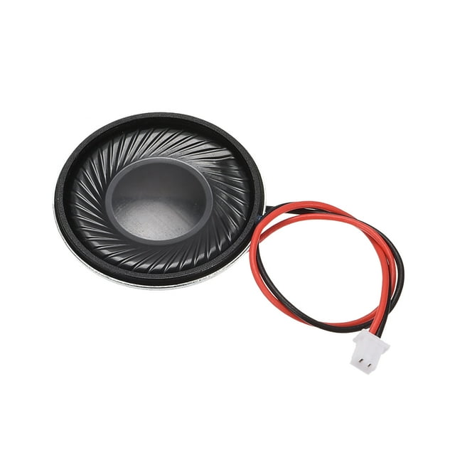 Unique Bargains 1W 8 Ohms DIY Haut-Parleur Magnétique 28mm Forme Ronde Haut-Parleur de Remplacement avec PH2.0/1.25mm-2P Ligne Terminale