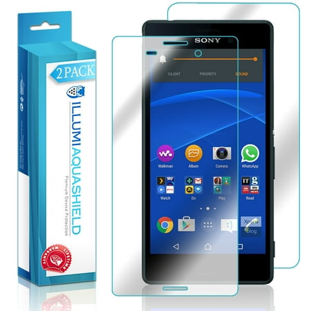 2x iLLumi AquaShield Screen + Back Protector for Sony Xperia M4 Aqua Dual SIM