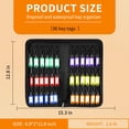 thumbnail image 2 of Portable Zippered Key Case,Fireproof and Waterproof Key Organizer with 36 Key Tags Key Storage,Portable Manager, Landlord Zipper Key Binder forReal Estate Sales, Hotels, Car Service key box, 2 of 7