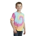 thumbnail image 4 of Port & Company Youth Tie Dye Tee-XS (Pastel Rainbow), 4 of 6