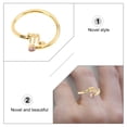 thumbnail image 4 of Miangastore Open Birthstone Ring Fashion Style 1Set, 4 of 9
