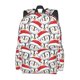 thumbnail image 2 of Disketp Cute Christmas Hat Penguin Mochila Escolar de Gran Capacidad y Peso Ligero, Mochila de Viaje Ideal para Escuela, Trabajo y Uso Diario, Cómoda y con Estilo, 2 of 8