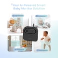 thumbnail image 3 of Tiny Traveler Ai Monitor inalámbrico inteligente para coche de bebé con kit de viaje y banco de energía: detección de alertas de seguridad alimentadas por IA, valla virtual, visión nocturna de largo a, 3 of 5