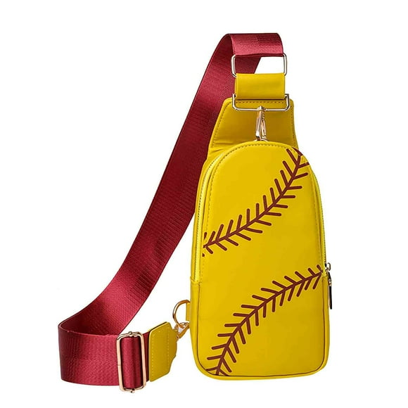 Leather Printed Fashionable Chest Bag For Women's And Man's Bags Sports Backpack