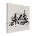 thumbnail image 2 of Emma Caroline 'Distant Barn Sketch II' Canvas Art, 2 of 3