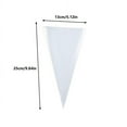thumbnail image 4 of Transparent Cone-Shaped Plastic Bags Can Be Used To Store Candy And Snacks In Multiple Way, Christmas Gift Bags, Gift Wrapping Bags, Mixed Sizes, 4 of 4