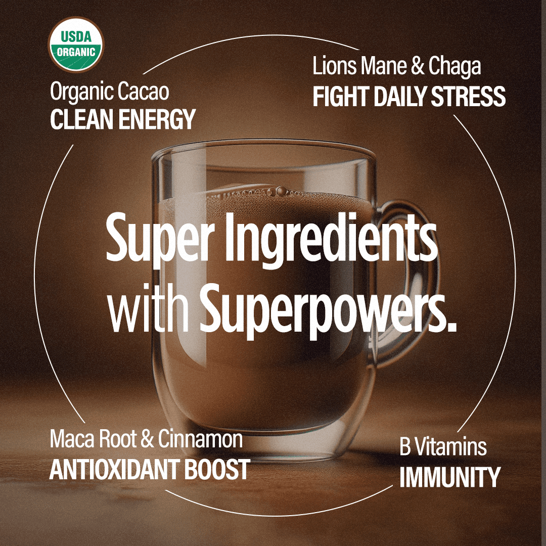 VitaCup Shroom Fuel Mushroom Instant Coffee Alternative Packets, 24 Ct