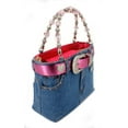 thumbnail image 2 of BAG1999 Women's Denim Demi Bag Purse, Pink, 1-Piece - BG-BJ119MPK, 2 of 3