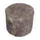 thumbnail image 1 of Taburete otomano Benzara de cemento, 23 cm, tocón de árbol, 1 of 5