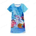 thumbnail image 1 of Vestido de punto de Disney para niños y niñas, vestidos de cuello redondo, faldas informales de dibujos animados para niños, ropa de 1 a 10 años, ropa de Navidad para niños, 11T-12T Gao Jinjia LED, 1 of 2