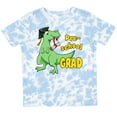 thumbnail image 3 of Inktastic Green Dinosaur Pre-school Grad with Cap and Diploma Boys or Girls Toddler T-Shirt, 3 of 5