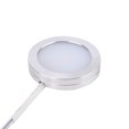 thumbnail image 3 of 6PCS DC12V 1W LED Puck Light Gabinete Lámpara con enchufe de EE. UU. Adaptador de AC100-240V y divisor blanco, 3 of 8