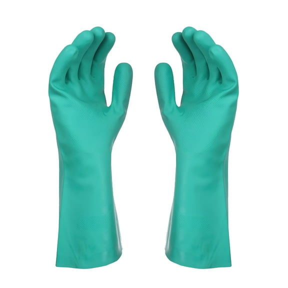 ACDANC Reusable Cleaning Gloves,Kitchen Latex Gloves Dish Washing Tool,Size Large,Blue