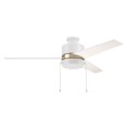 thumbnail image 2 of CARRO  Abraxas 52" 3-Blade Indoor Ceiling Fan With LED Light -Pull Chain White/Gold, 2 of 5