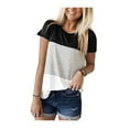 thumbnail image 3 of Tee-shirt de Maternité Allaitement Hauts d'Allaitement Rayé Manches Courtes, 3 of 5