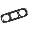 thumbnail image 4 of Air Vent Outlet Panel Trim, Sturdy Smooth Surface Lightweight Air Conditioner Vent Trim  For Vehicle ANGGREK Carbon Fiber Center Air Vent Outlet Cover, 4 of 8