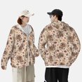 thumbnail image 4 of Balery Cute Autumn Turkey Sudadera ligera de manga larga con capucha y protección solar UPF 50+ para hombre y mujer, ideal para pesca y running-X-Large, 4 of 7