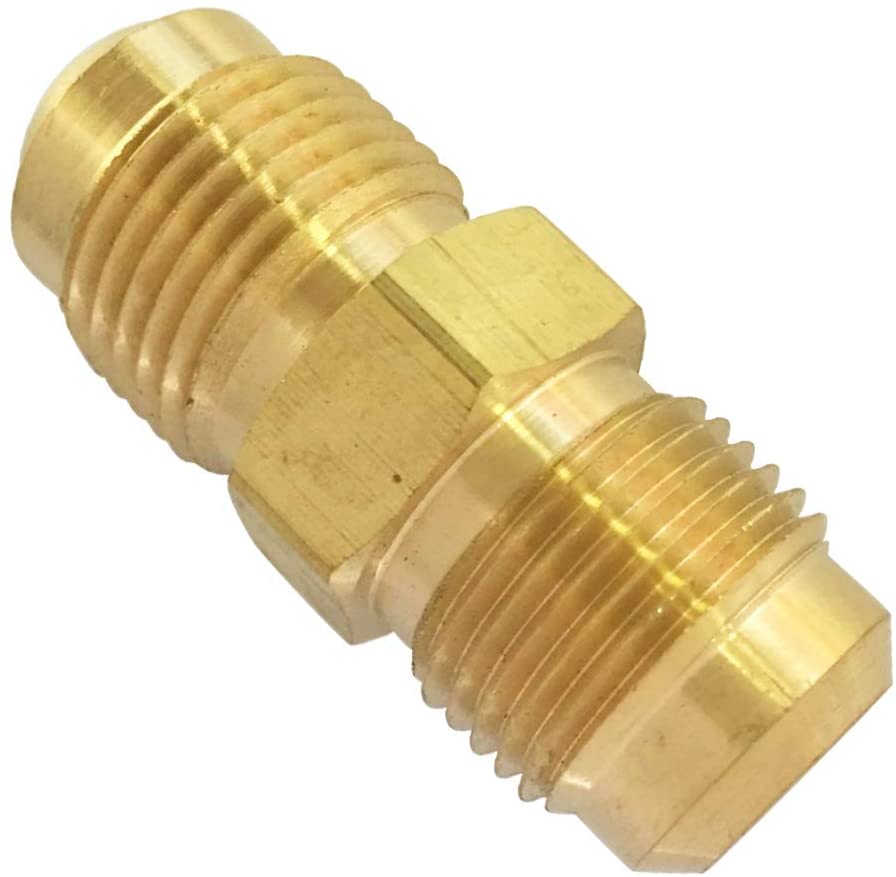 Brass Pipe Fitting Assortment Kit, 1/2" NPT Female x 1/4" NPT Male