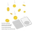 thumbnail image 3 of Soporte De Exhibición De Losa De Monedas, 10 Soportes De Losa De Moneda De Dólar De Plata Resistente A Los Arañazos De 40 Mm Para La Paz, 3 of 7