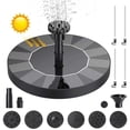 thumbnail image 2 of 1 Set Solar Fountain Eco-friendly Energy-saving Easy to Install Outdoor Garden Water Pond Floating Fountain Home Decor KAESI_Perfect Gift, 2 of 5