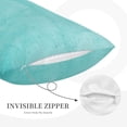 thumbnail image 5 of Fotbe Blue And Turquoise Pillow Cases - Envelope Closure - Luxury, Extra Soft, Cooling Pillow Covers - Wrinkle, Fade, Stain Resistant-20"x30", 5 of 8