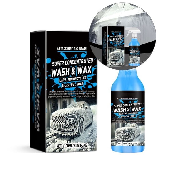 Yoloke Car Foam Soap, High Foaming Car Shampoo, Deep Cleaning Car Foam, Auto Wash Soap, Car Cleaning Detergent, Foaming Auto Cleaner, Deep Cleaning Car Foam Soap for Automotive