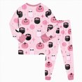 thumbnail image 5 of NOLDARES Kids Pajamas For Gils Sleepwear Toddler Clothes Halloween Funny Prints Outfit, 5 of 8