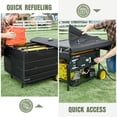 thumbnail image 7 of GENARMOR Waterproof Generator Cover for Running, Heavy Duty Outdoor Enclosure for 4000W-13000W, Black, 7 of 7