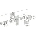 thumbnail image 4 of Duramex Dual Monitor Mount Extender Bar for 17" - 27" Monitors with VESA mounting Holes and Max. Weight 7KG per Monitor, 4 of 5