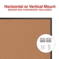 thumbnail image 3 of Staples Cork Bulletin Board Black Frame 4' x 3' (ST62834), 3 of 5