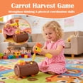 thumbnail image 4 of Farm Train Set for Toddlers - Train Toy for Kids, Includes 3 Farm Car: Whack Game Mole, Carrots Harvest, Woodpecker Car, Best Gifts for 3 4 5 6 7+ Years Old Boys Girls, 4 of 7